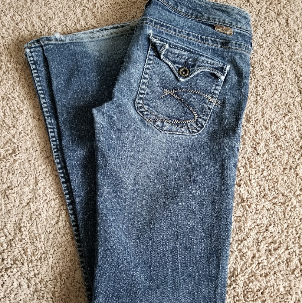 Silver jeans